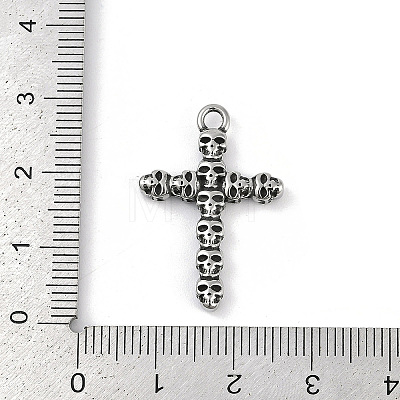316 Surgical Stainless Steel Pendants STAS-G349-24AS-1
