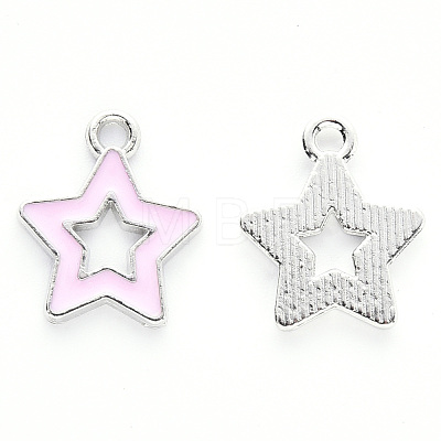 Alloy Enamel Pendants ENAM-S121-027B-P-1