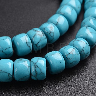 Natural Gemstone Column Bead Strands G-E266-05M-1