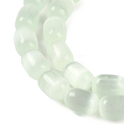 Natural Selenite Beads Strands G-F750-11-1