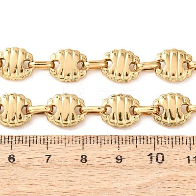 304 Stainless Steel Oval Link Chain Necklaces & Bracelets Sets for Women SJEW-F228-01G-1