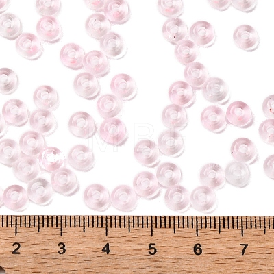 Baking Paint Transparent Colours Glass Round Beads SEED-L011-13A-10-1