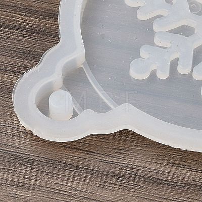 Christmas Theme DIY Silicone Pendant Molds SIMO-G007-01G-1