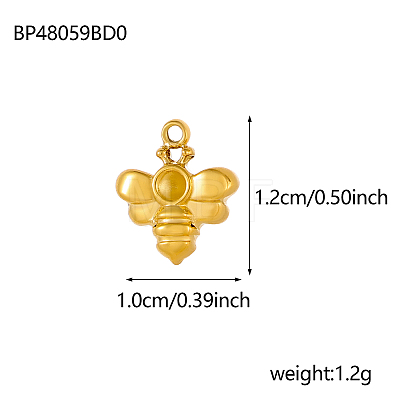 304 Stainless Steel Pendants STAS-OY002-95G-1