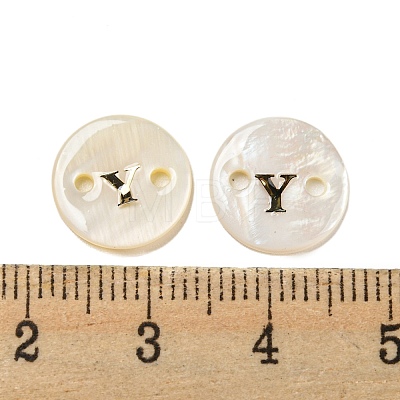 Freshwater Shell Buttons BUTT-Z001-01Y-1