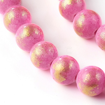 Natural Mashan Jade Beads Strands X-G-F670-A21-8mm-1