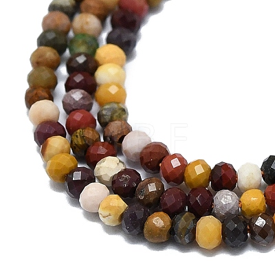 Natural Mookaite Beads Strands G-G106-A33-01-1