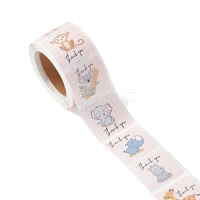 Adhesive Thank You Stickers Roll DIY-M035-03G-1
