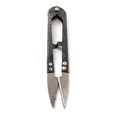(Defective Closeout Sale: Rusty) 12Pcs Sharp Steel Scissors PT-XCP0001-09-1