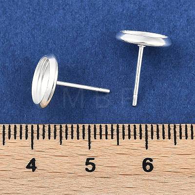 304 Stainless Steel Stud Earring Settings STAS-H436-20B-G01-1