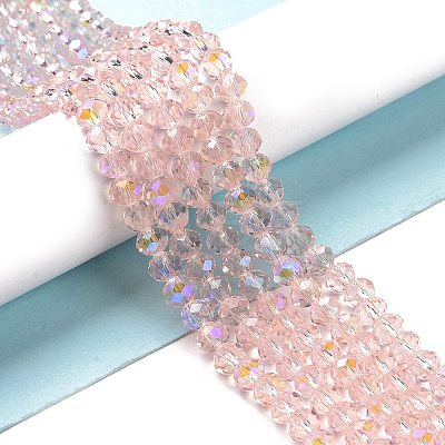 Electroplate Glass Beads Strands EGLA-A044-T3mm-L22-1