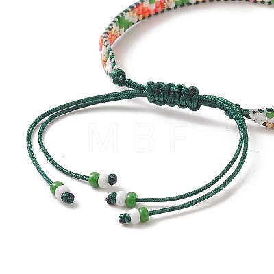 Handmade Japanese Seed Braided Bead Bracelets BJEW-MZ00020-01-1