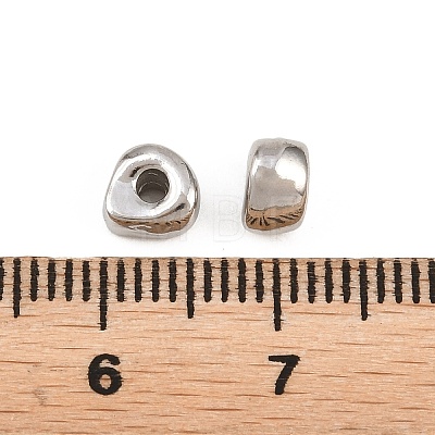 Irregular 304 Stainless Steel Beads STAS-D394-03C-P-1