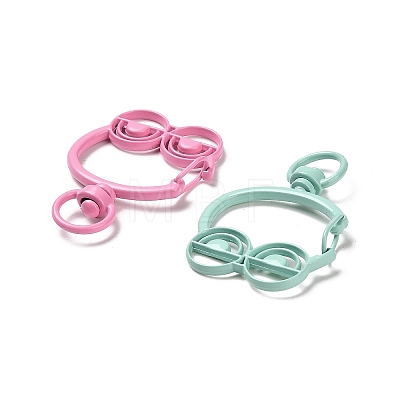 Spray Painted Alloy Swivel Lobster Claw Clasps FIND-B024-02-1