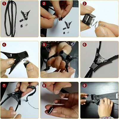 DIY Tie Clips Hardware Fastener for Clip On Tie FIND-CA0006-14-1