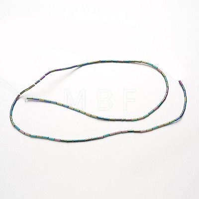 Electroplate Non-magnetic Synthetic Hematite Bead Strands G-F300-37A-02-1