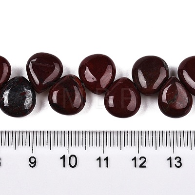 Natural Red Rainbow Jasper Beads Strands G-T138-132-1