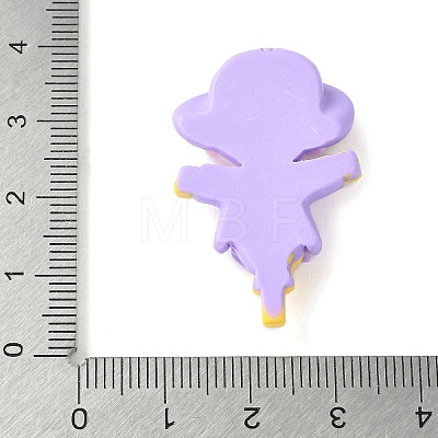 Opaque Resin Cabochons RESI-D310-01F-1