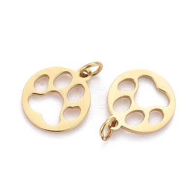 Ion Plating(IP) 304 Stainless Steel Pet Charms STAS-I164-049G-1