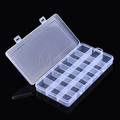 Rectangle Polypropylene(PP) Bead Storage Container CON-N013-03-1