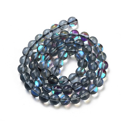 Transparent Glass Beads GLAA-B022-6mm-08-1