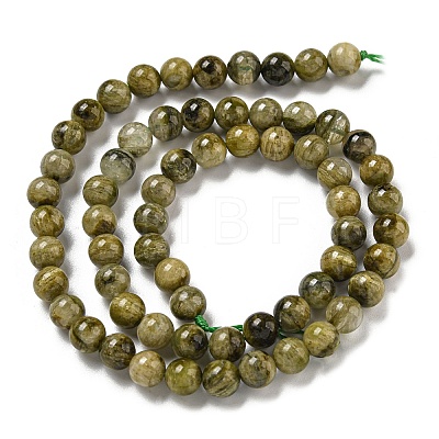 Natural Green Tourmaline Beads Strands G-B099-C05-02-1