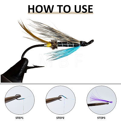 8 Sets 2800Pcs 8 Colors Nylon Sea Fishing Trolling Bait FIND-FH0018-23-1