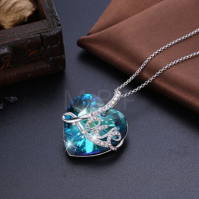 925 Sterling Silver Pendant Necklaces NJEW-BB32407-1