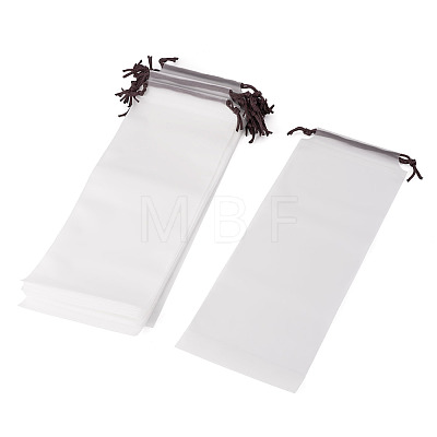 Rectangle Plastic Drawstring Pouches ABAG-TAC0013-25-1