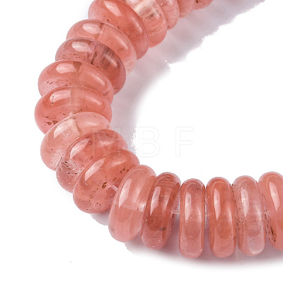 Cherry Quartz Glass Beads Strands G-F743-06G-1