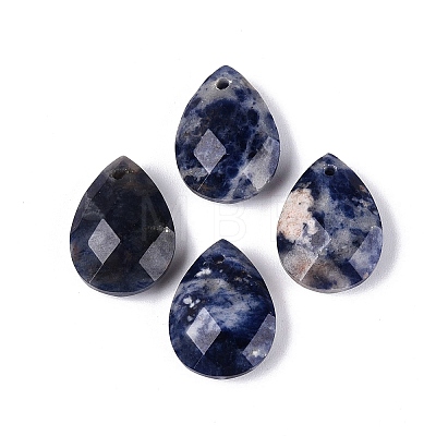 Natural Sodalite Pendants G-N362-13N-1