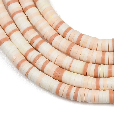 Handmade Polymer Clay Beads Strands PY-CBA18ED-02A-1