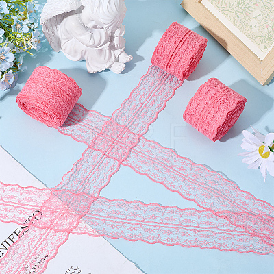 3 Rolls Guipure Non-Stretch Lace Trim OCOR-GF0004-52G-1