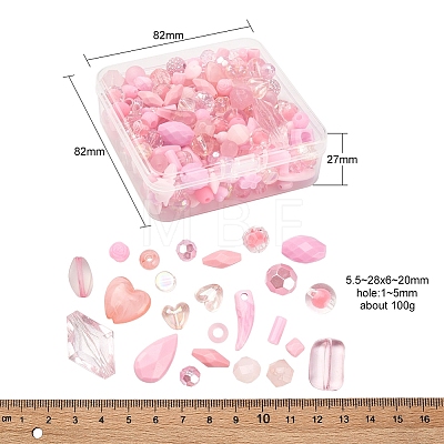 100G Acrylic Beads SACR-YW0001-41E-1