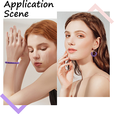 800Pcs Opaque Plastic Beads KY-SP0001-47D-1