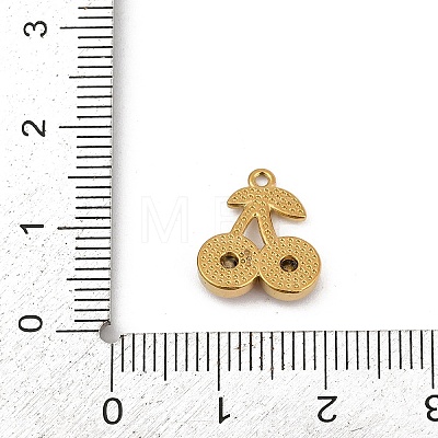 304 Stainless Steel Glass Charms LS-STAS-D366-06A-G-1