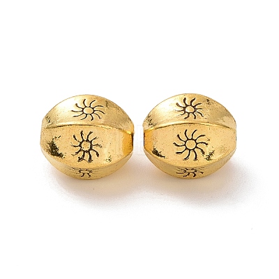 Tibetan Style Alloy Beads FIND-H038-17AG-1