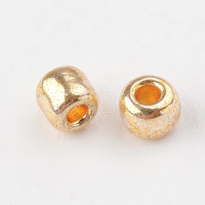Electroplate Glass Seed Beads X-SEED-Q003-01-1