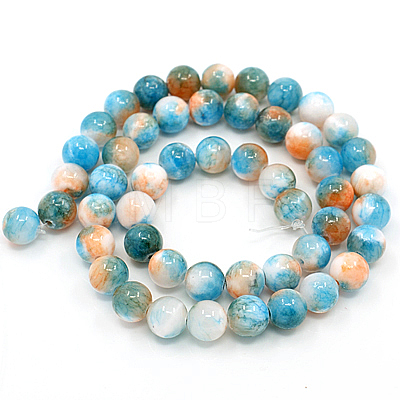 Natural Persian Jade Beads Strands G-D434-10mm-16-1