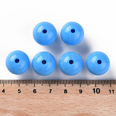 Opaque Acrylic Beads MACR-S370-C16mm-8-1