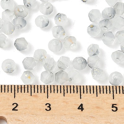 Frosted Glass Beads FGLA-D300-01H-1