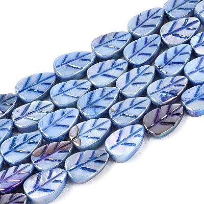 Natural Freshwater Shell Carved Beads Strands SHEL-N038-25-1