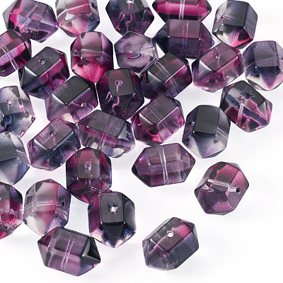 30Pcs Transparent Handmade Lampwork Beads LAMP-TADJ0001-12G-1
