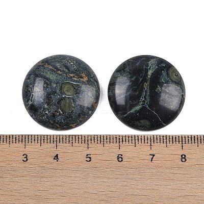 Natural Kambaba Jasper Cabochons G-H1596-FR-25mm-06-1