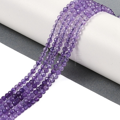 Natural Amethyst Beads Strands G-B037-02A-01-1