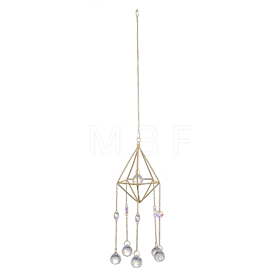 Geometric Metal Suncatchers HJEW-G018-03A-G-1