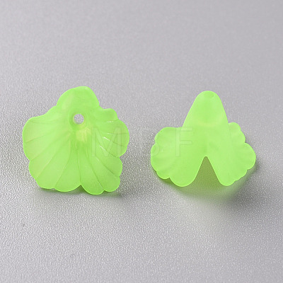 Transparent Acrylic Bead Caps PL551-C18-1