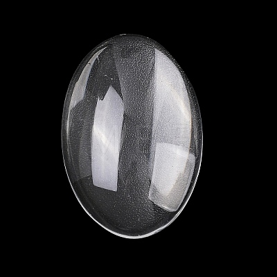 Transparent Oval Glass Cabochons X-GGLA-R022-30x20-1