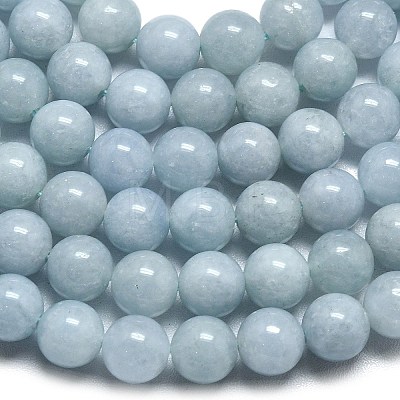 Natural Malaysia Jade Beads Strands G-L645-A01-8mm-16-1