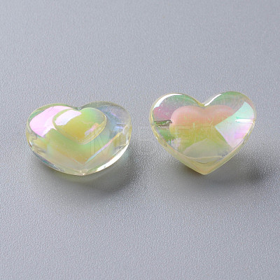 Transparent Acrylic Beads TACR-S152-08B-07-1